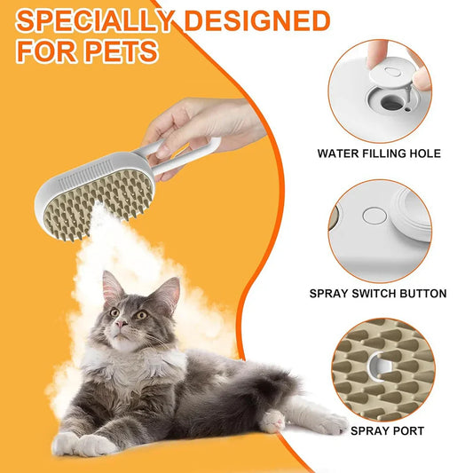 PuppyLifeStore™ Pet Steam Brush
