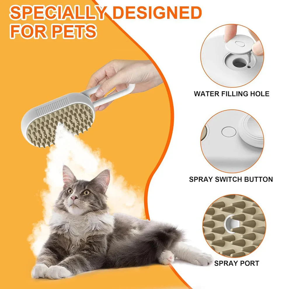 PuppyLifeStore™ Pet Steam Brush